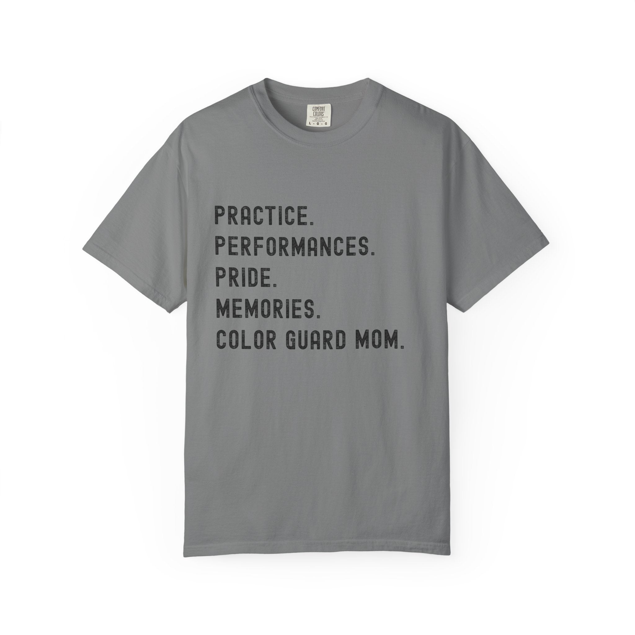 Color Guard Mom Definition T-shirt | Modern Color Guard Graphic Tee