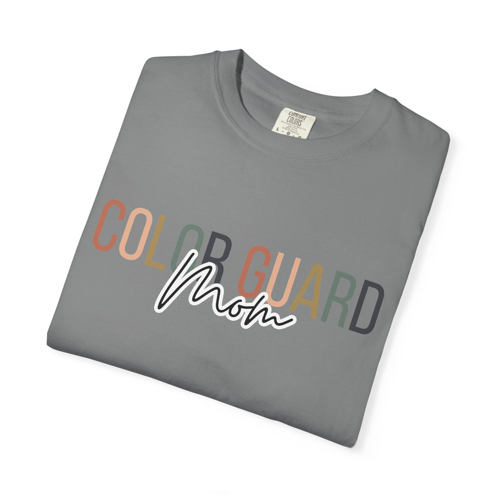 Color Guard Mom T-shirt | Modern Color Guard Graphic Tee