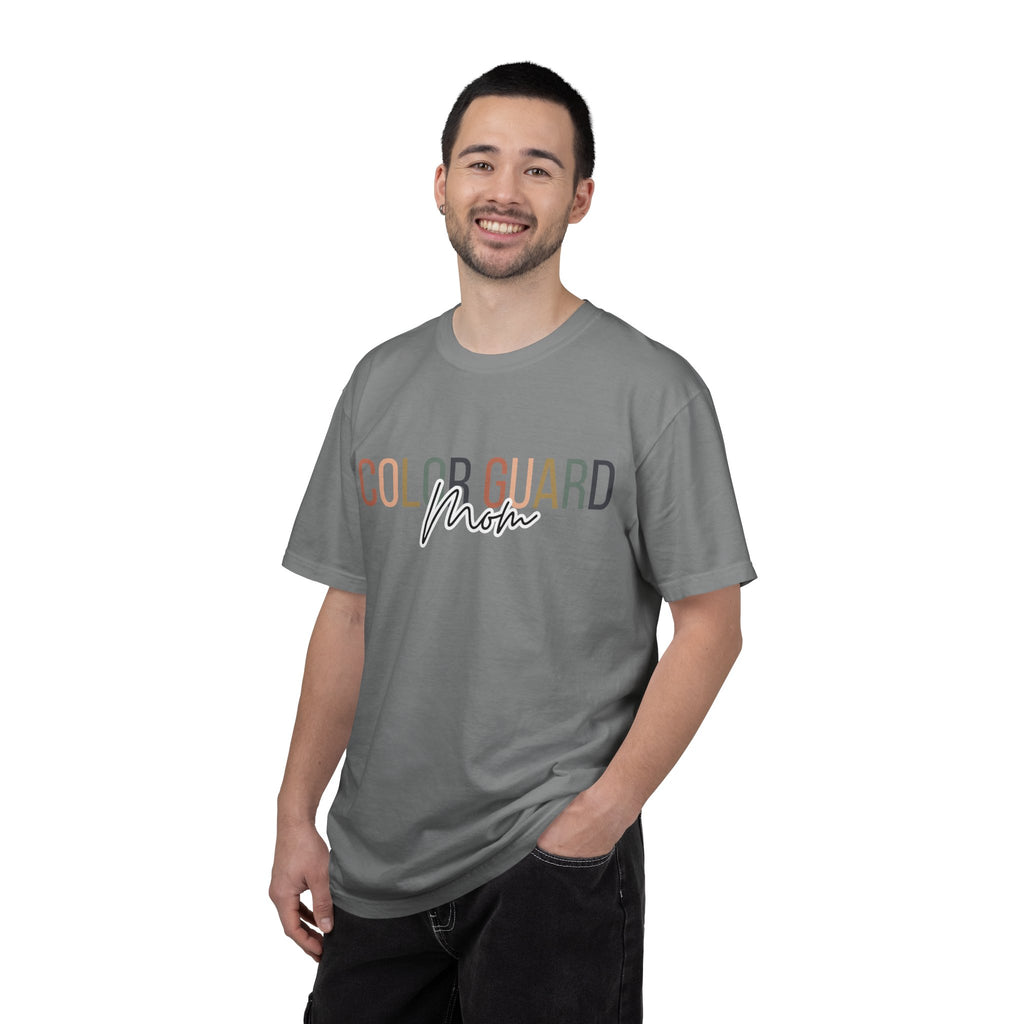 Color Guard Mom T-shirt | Modern Color Guard Graphic Tee