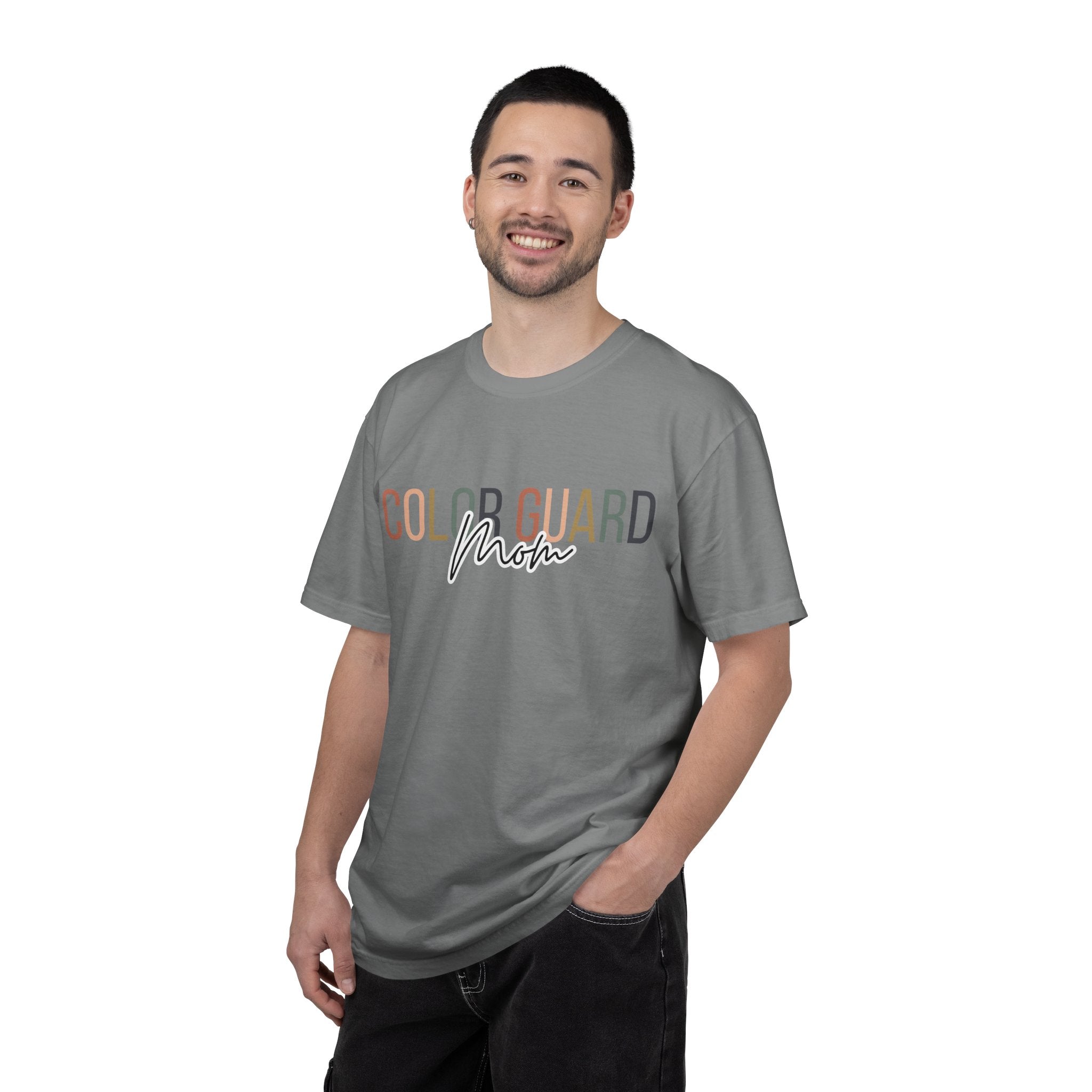 Color Guard Mom T-shirt | Modern Color Guard Graphic Tee