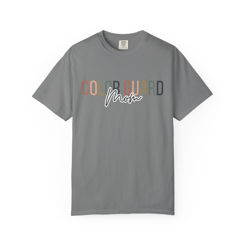 Color Guard Mom T-shirt | Modern Color Guard Graphic Tee