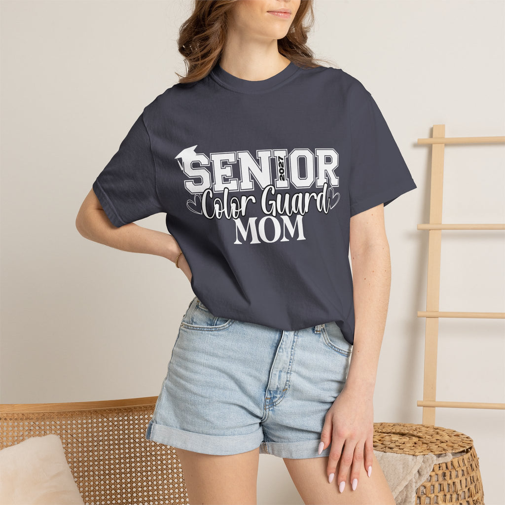 2027 Senior Color Guard Mom Graphic T-Shirt